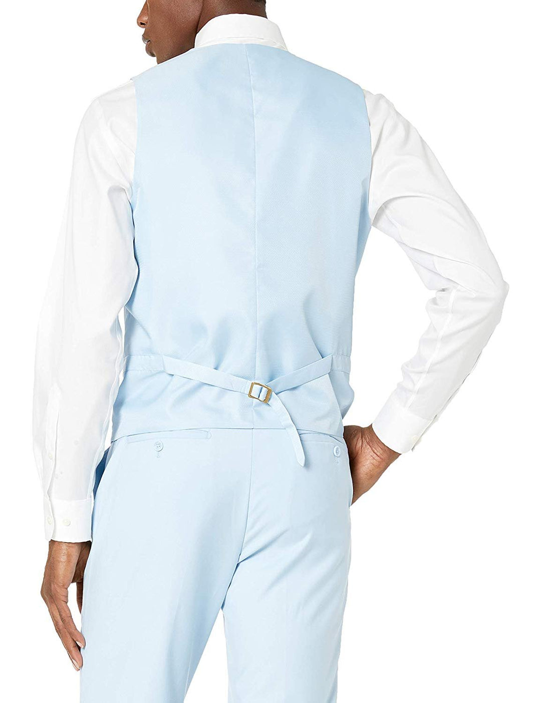 Adam Baker Men's 3-Piece Single Breasted Slim Fit 2-Button Vested Dress Suit Set - CLEARANCE - FINAL SALE !!