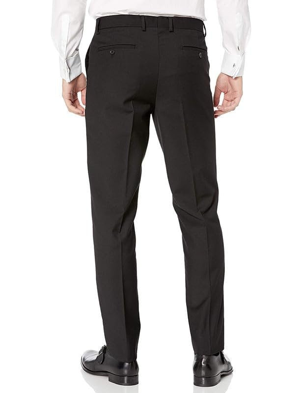Adam Baker Men's Black & Navy Classic Fit Suit Separates (Jacket & Pants)