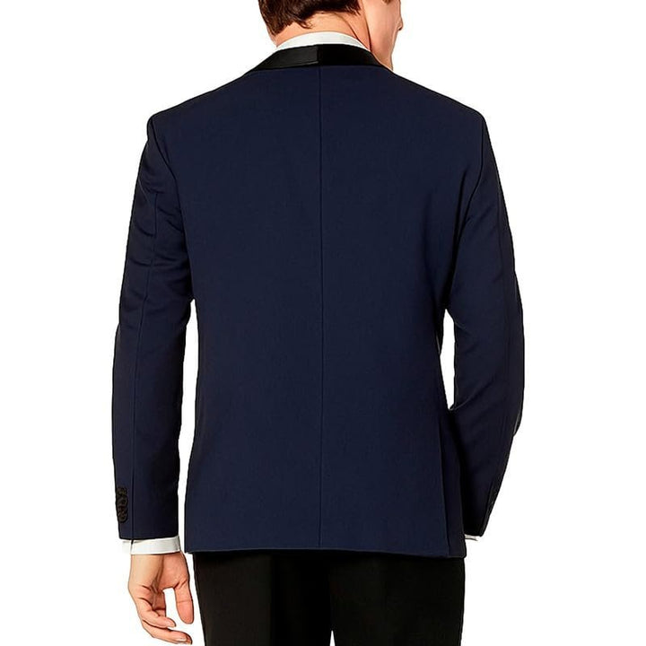 Adam Baker Men's Slim Fit Shawl Collar Tuxedo Jacket for Wedding, Business, Prom & Formal Wear (Separates)