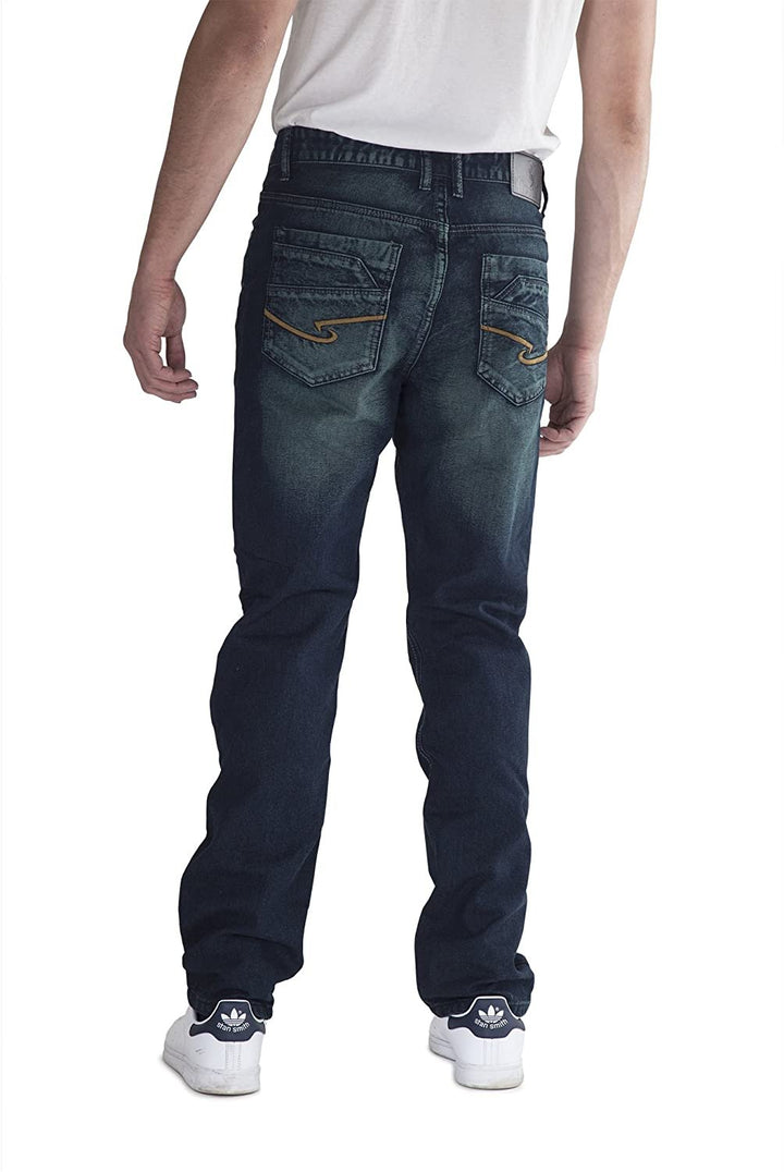 400 UOMO Men's Slim-Straight Fit Denim Jeans - Available in Many Colors