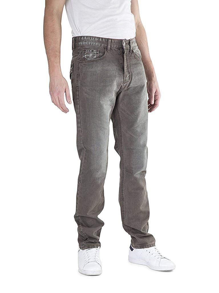 400 UOMO Men's Slim-Straight Fit Denim Jeans - Available in Many Colors