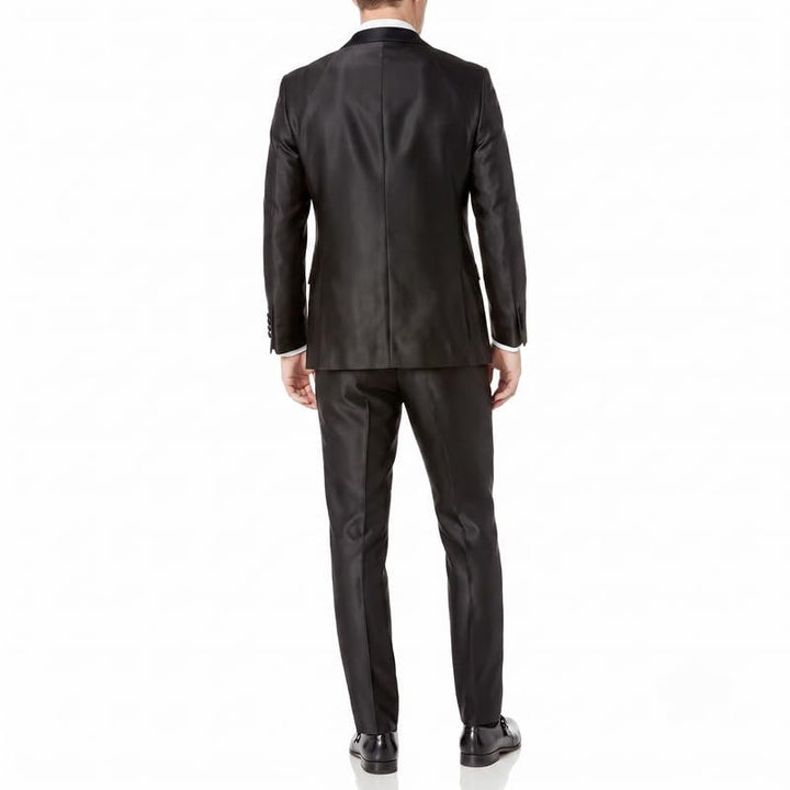 Adam Baker Mens 3-Piece Slim Fit Peak Lapel Formal Tuxedo Suit Set - Colors