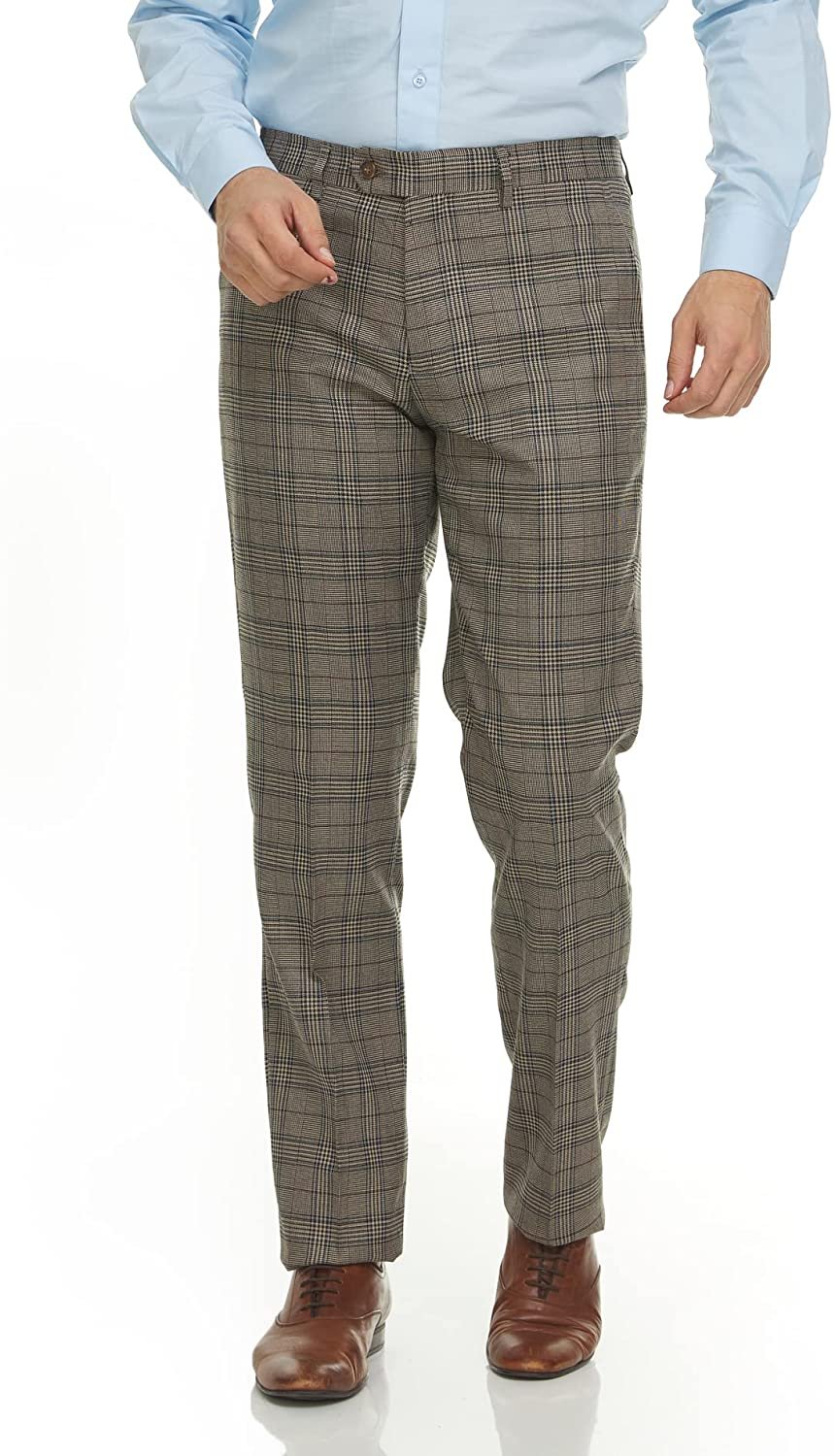 Adam Baker Men's Slim Fit Double Breasted 2-Piece (Jacket & Pants) Suit Set