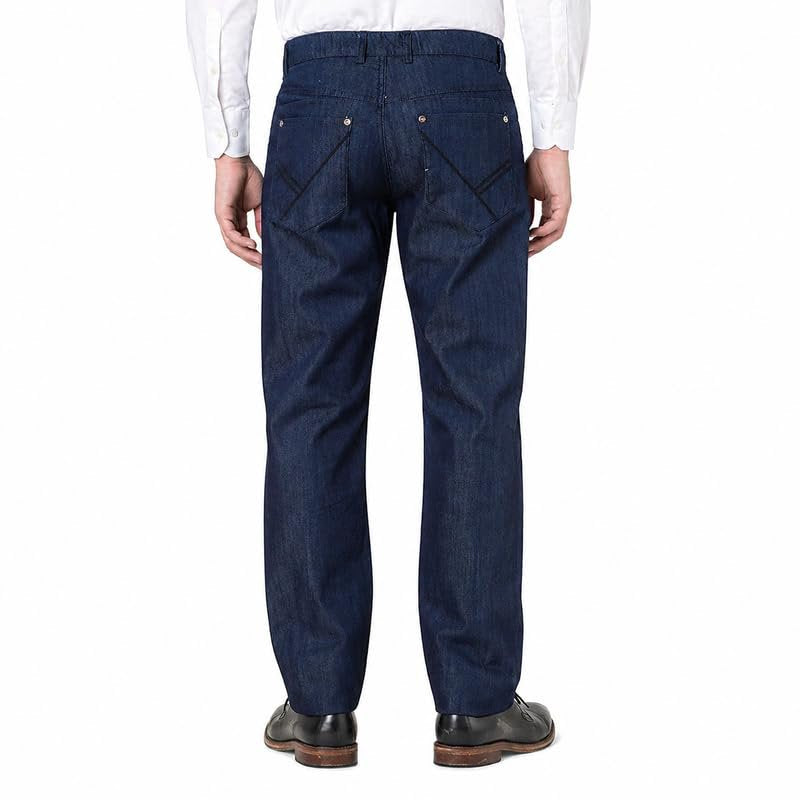 Men's Modern Fit Lightweight 100% Cotton Dress Pants