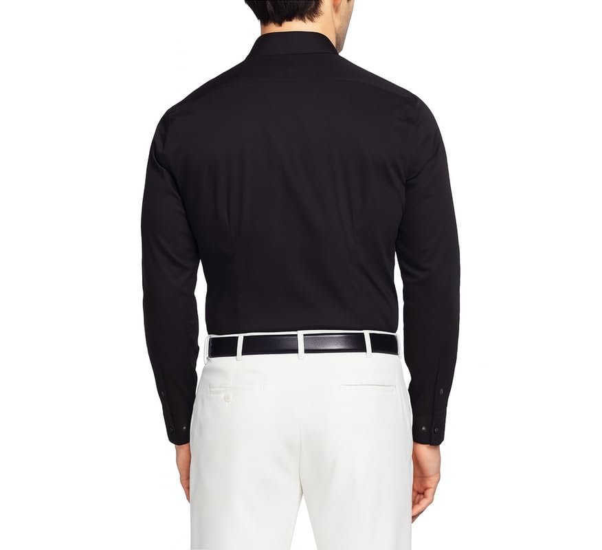 Modena Men's Extra Slim Fit Wrinkle Resistant Stretch Dress Shirt