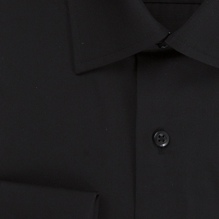 Modena Men's Contemporary (Slim) Fit Spread Collar French Cuff Solid Dress Shirt – Colors