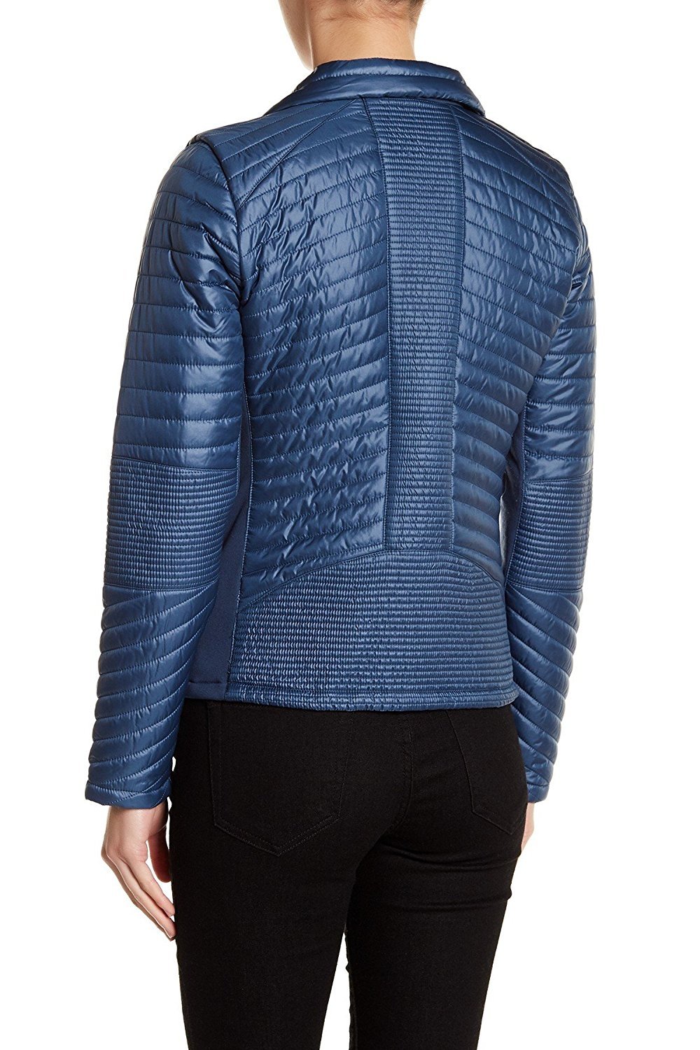 Kenneth Cole New York Women's Chevron Quilted Short Puffer Jacket - Colors