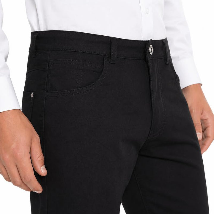 Men's Modern Fit Lightweight 100% Cotton Dress Pants