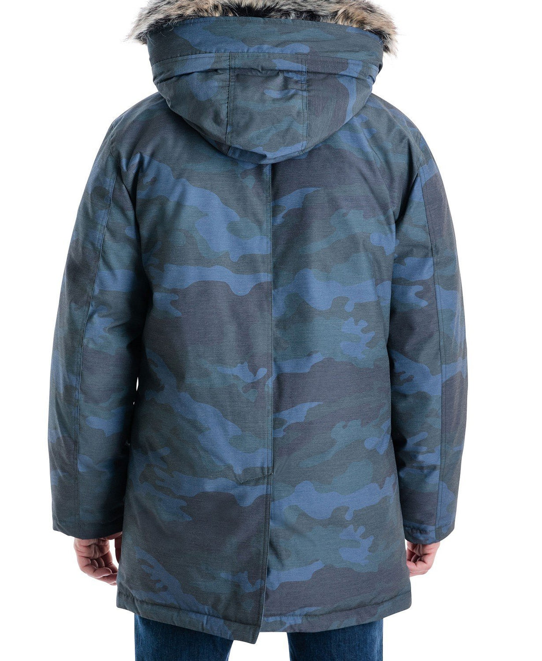 Michael Kors Men's Heavyweight Hooded Snorkel Parka Coat with Bib