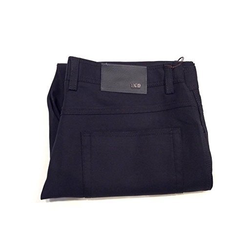 Enzo Men's Modern Fit Jean Style Luxury Cotton Stretch Dress Pants - Colors