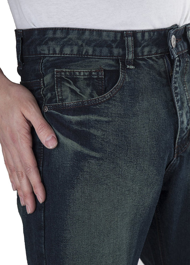 400 UOMO Men's Slim-Straight Fit Denim Jeans - Available in Many Colors