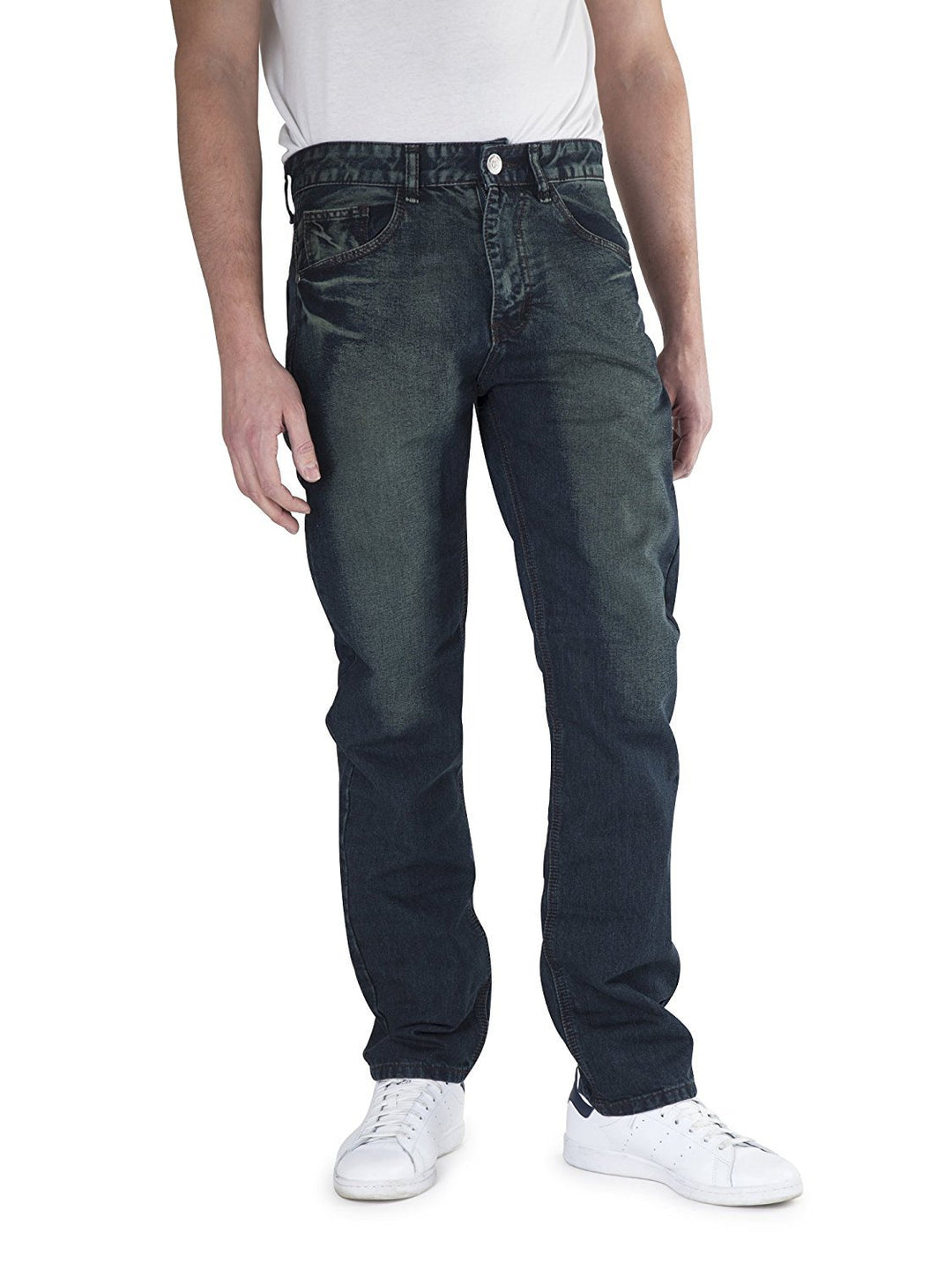 400 UOMO Men's Slim-Straight Fit Denim Jeans - Available in Many Colors