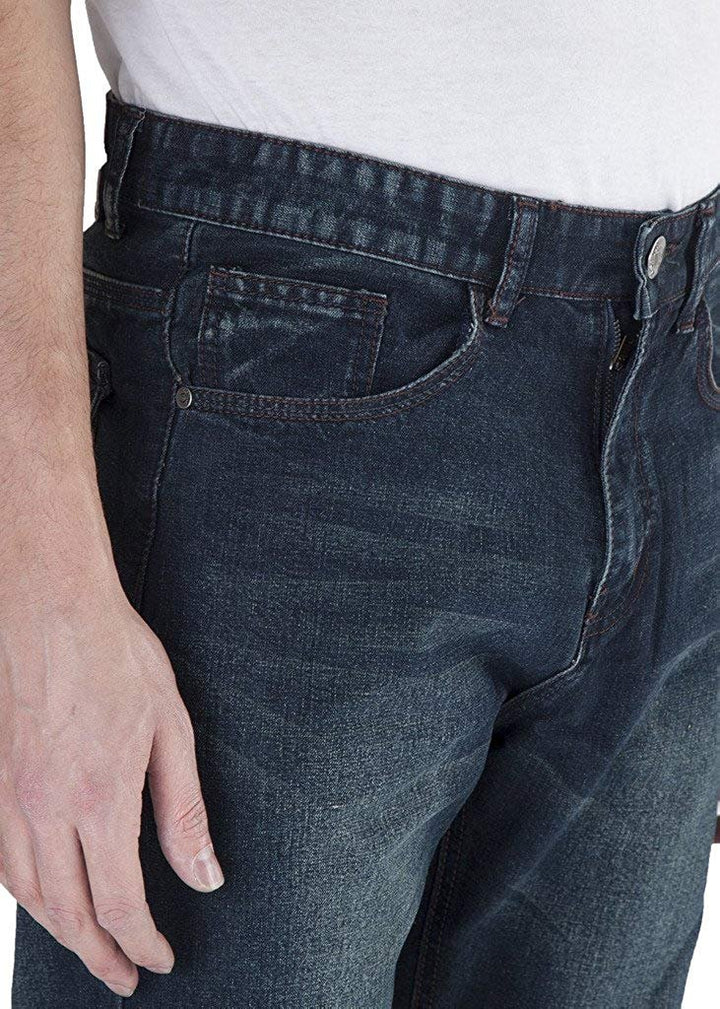 400 UOMO Men's Slim-Straight Fit Denim Jeans - Available in Many Colors