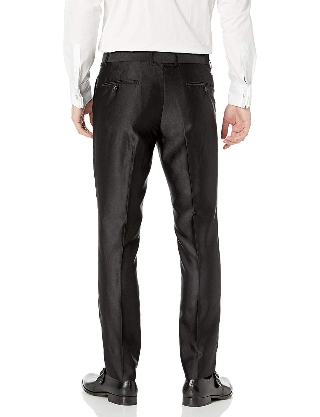 Adam Baker Mens 3-Piece Slim Fit Peak Lapel Formal Tuxedo Suit Set - Colors