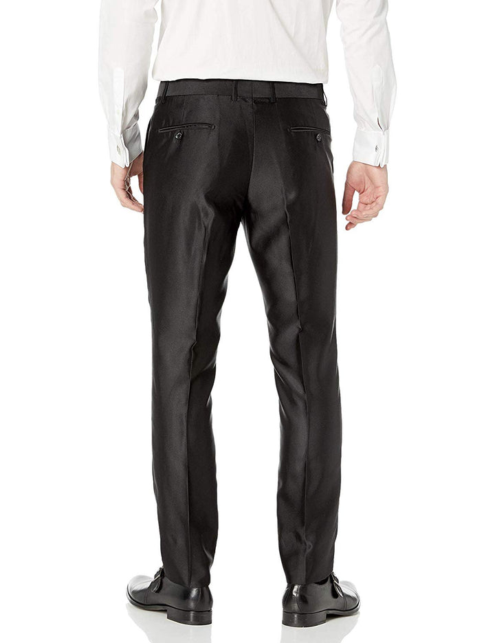 Adam Baker Mens 3-Piece Slim Fit Peak Lapel Formal Tuxedo Suit Set - Colors