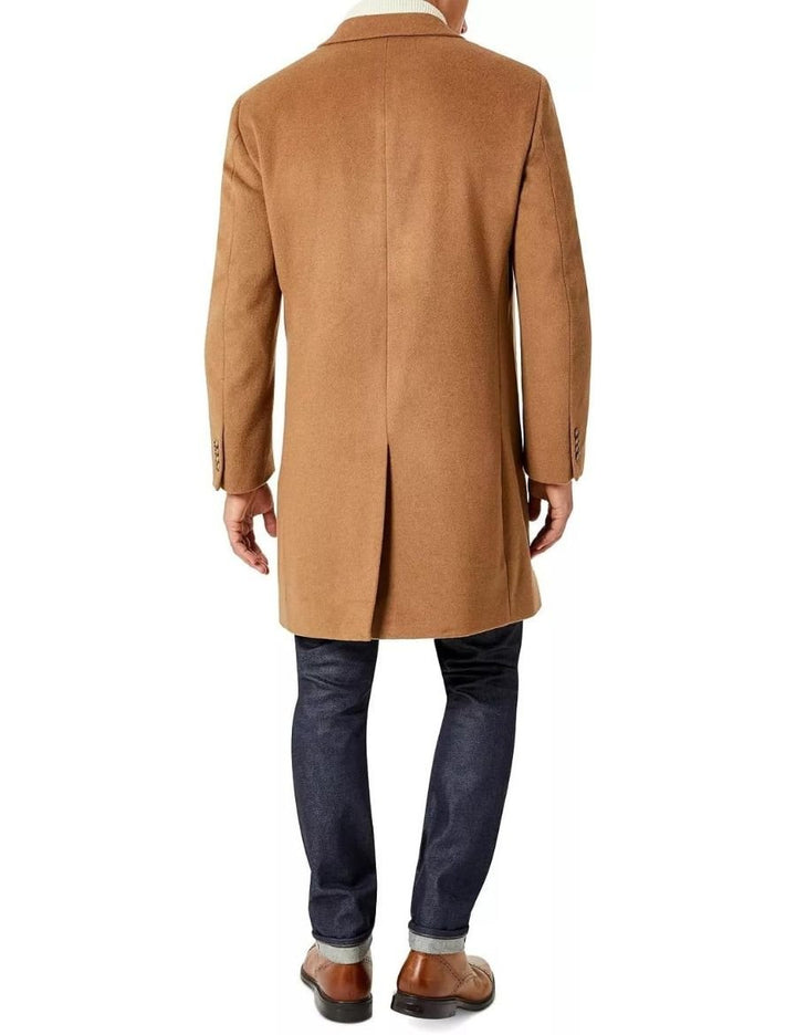 Michael Kors Men's Single Breasted Wool/Cashmere Madison Topcoat