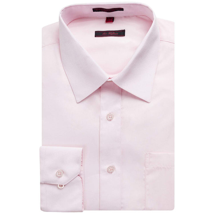 Art Hoffman Men's Regular Fit Long Sleeve Solid Dress Shirt- Many Colors