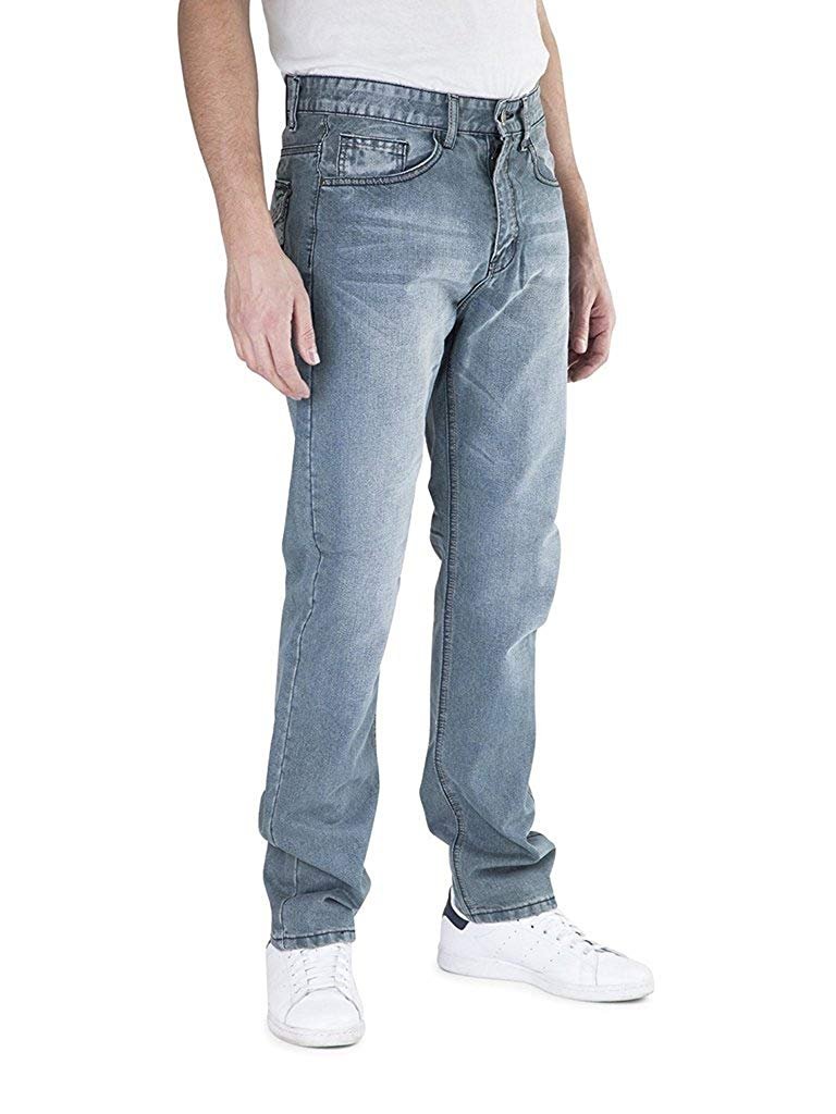 400 UOMO Men's Slim-Straight Fit Denim Jeans - Available in Many Colors