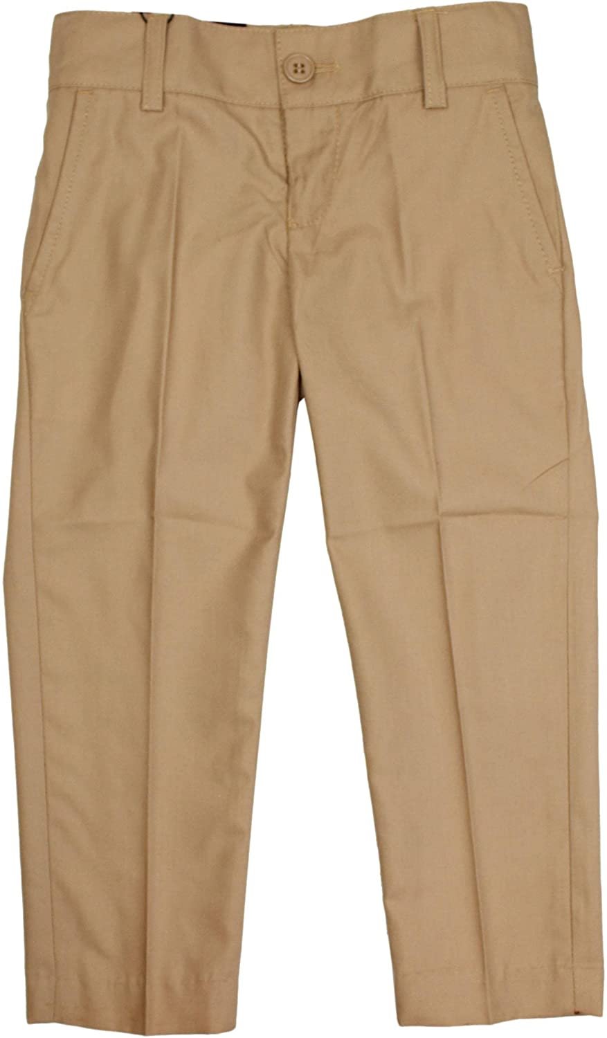 Armando Martillo Boys Flat Front Adjustable Waist Extra Slim Skinny Fit Dress Pants