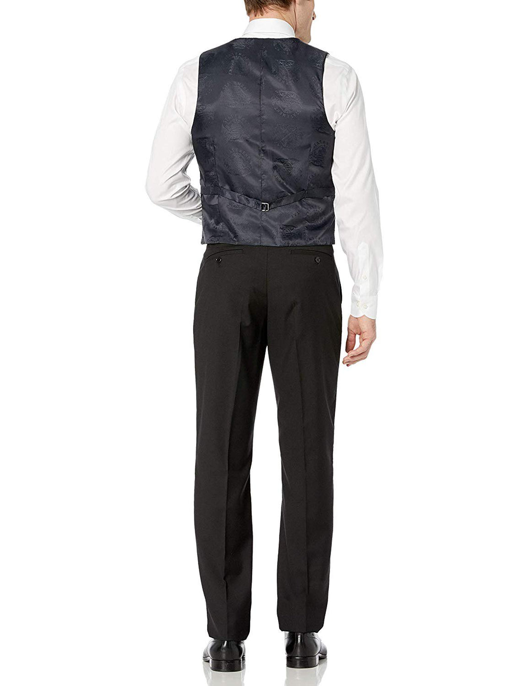 Adam Baker Men's 100% Wool Modern Fit Single Breasted Three Piece Shawl Collar Tuxedo - Colors