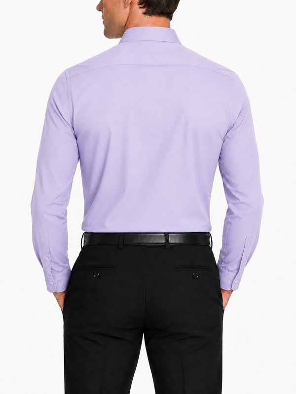 Modena Men’s Contemporary (Slim) Fit Long Sleeve Solid Dress Shirt