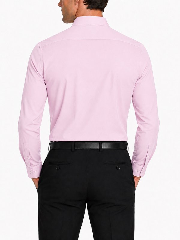 Modena Men’s Contemporary (Slim) Fit Long Sleeve Solid Dress Shirt
