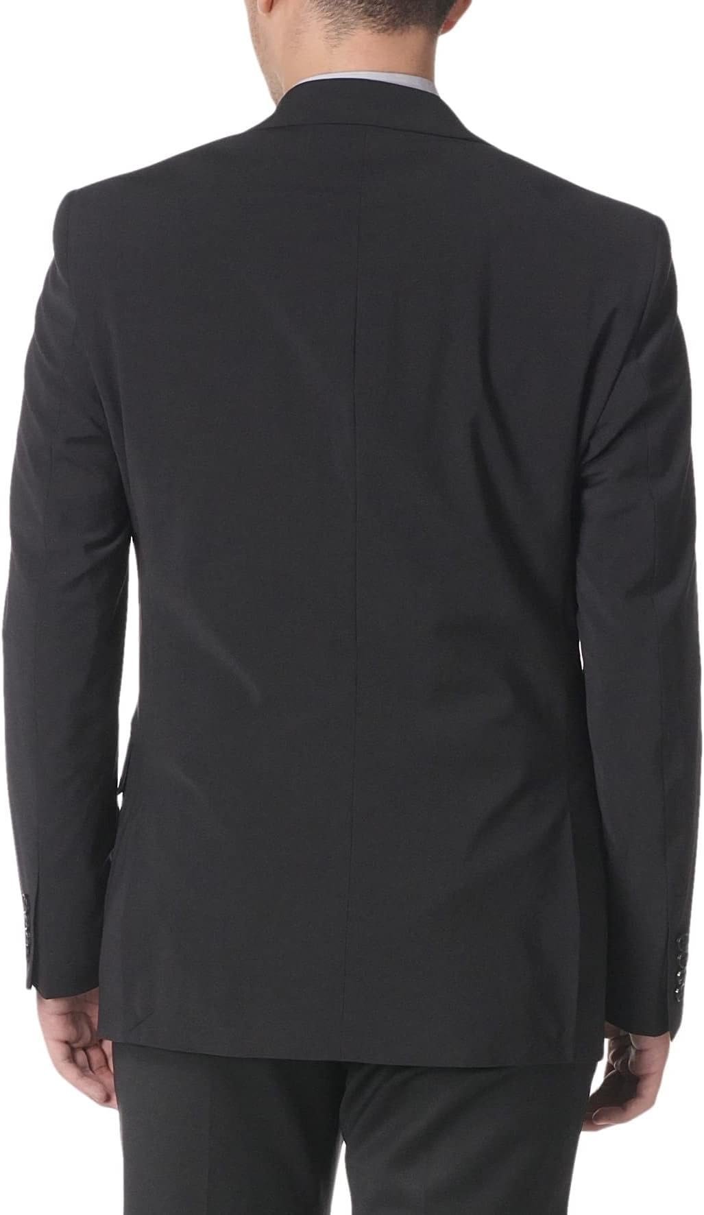 Adam Baker Men's Ultra Slim Fit Luxury Wool Suit Separates