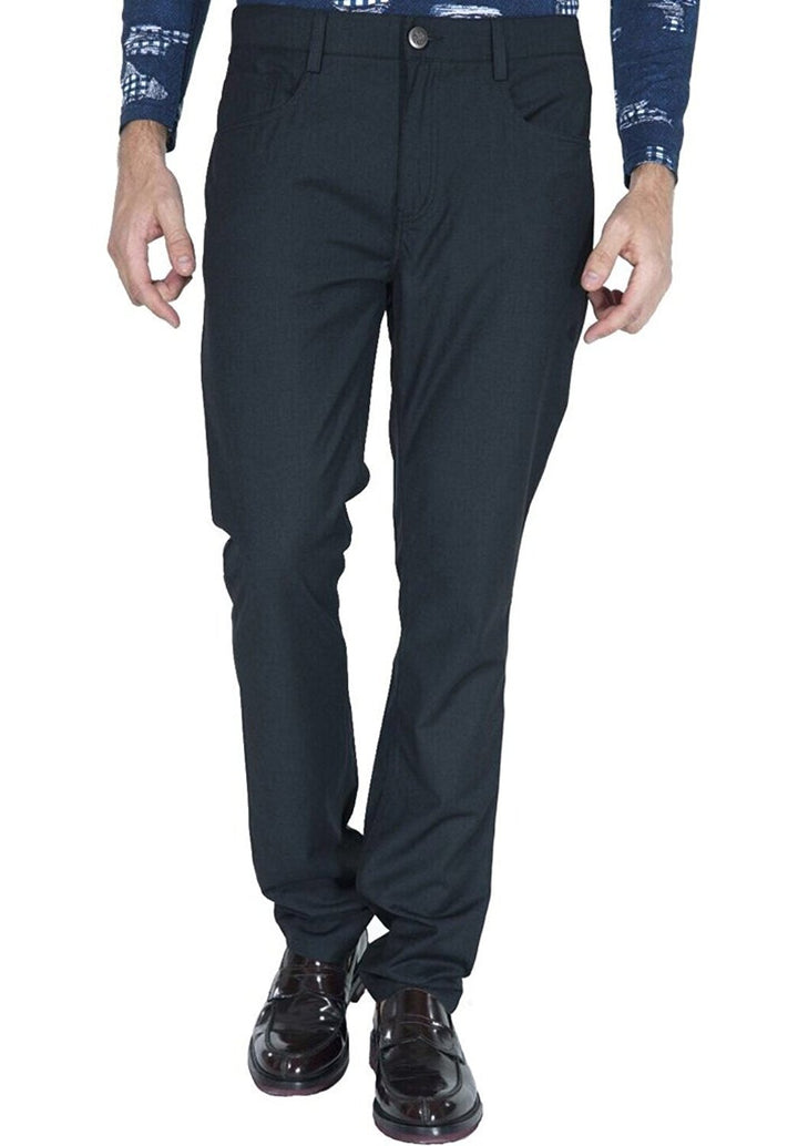 Enzo Men's Modern Fit Jean Style Luxury Cotton Stretch Dress Pants - Colors