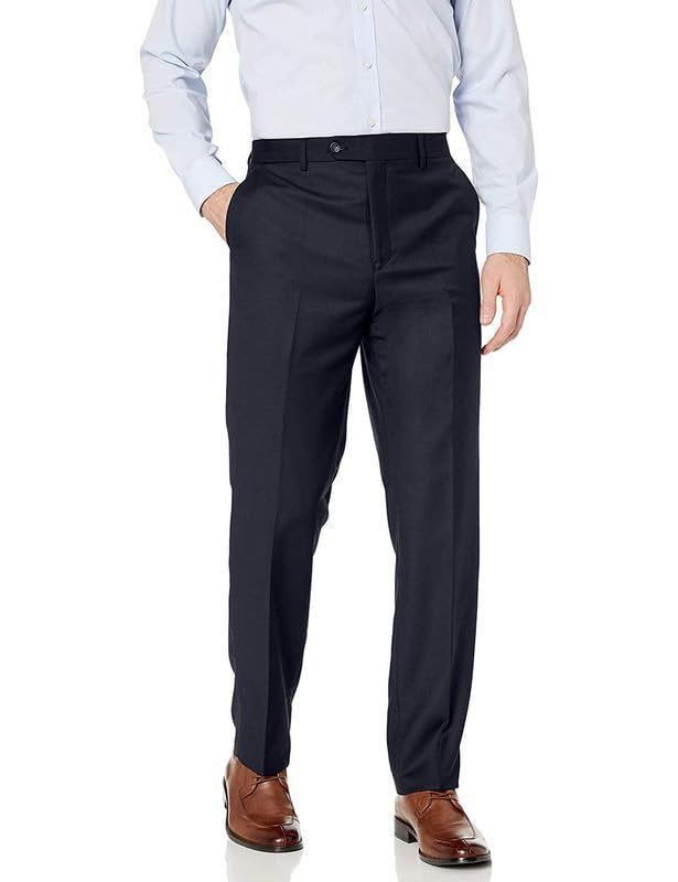 Adam Baker Men's Black & Navy Classic Fit Suit Separates (Jacket & Pants)