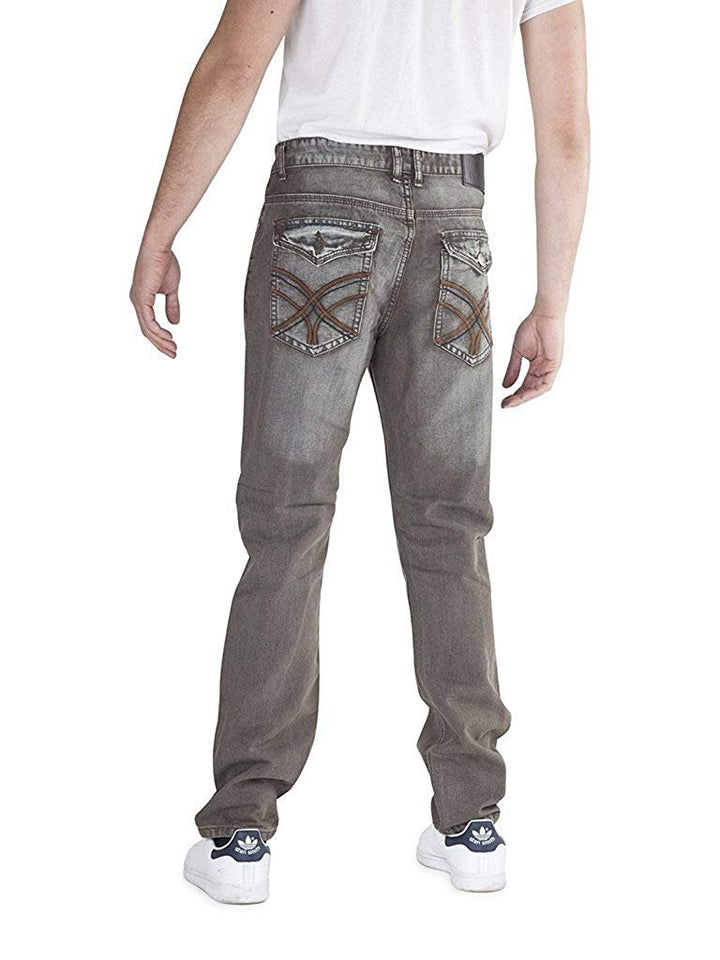 400 UOMO Men's Slim-Straight Fit Denim Jeans - Available in Many Colors