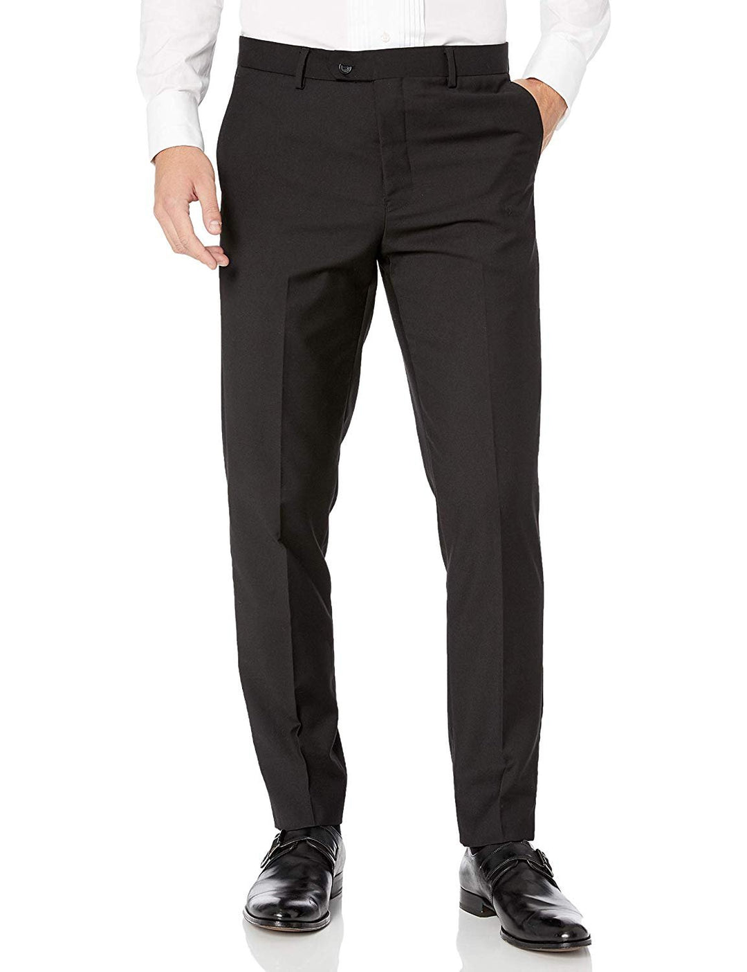 Adam Baker Men's Ultra Slim Fit Luxury Wool Suit Separates