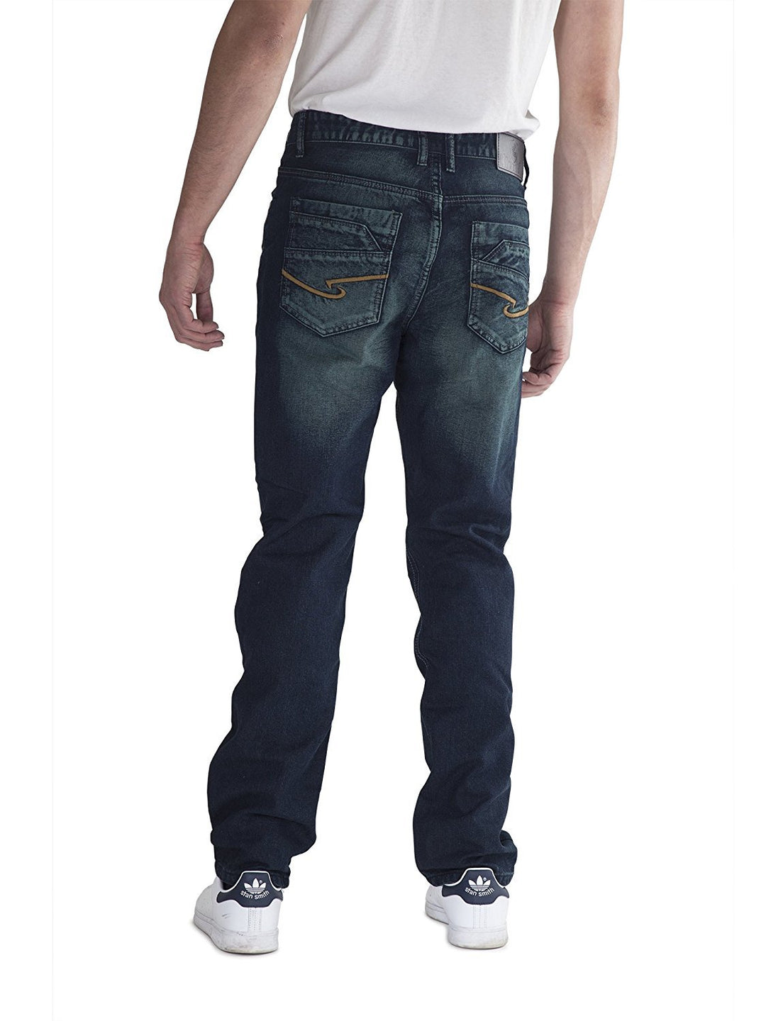 400 UOMO Men's Slim-Straight Fit Denim Jeans - Available in Many Colors