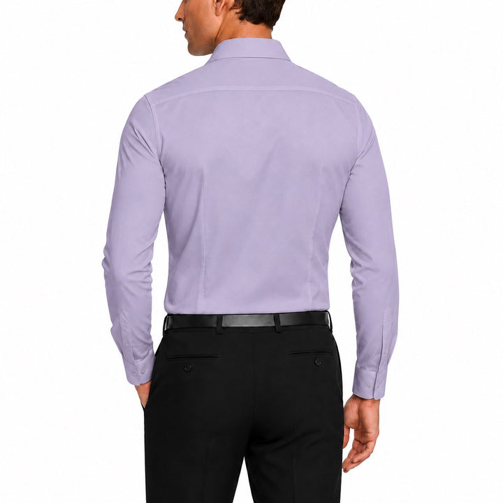 Modena Men's Extra Slim Fit Long Sleeve Solid Dress Shirt