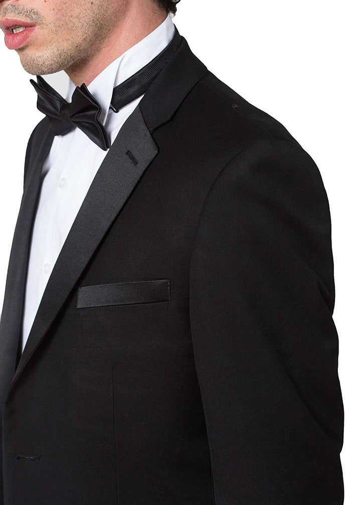 Adam Baker Men’s Slim Fit Two-Piece Notch Lapel Formal Tuxedo