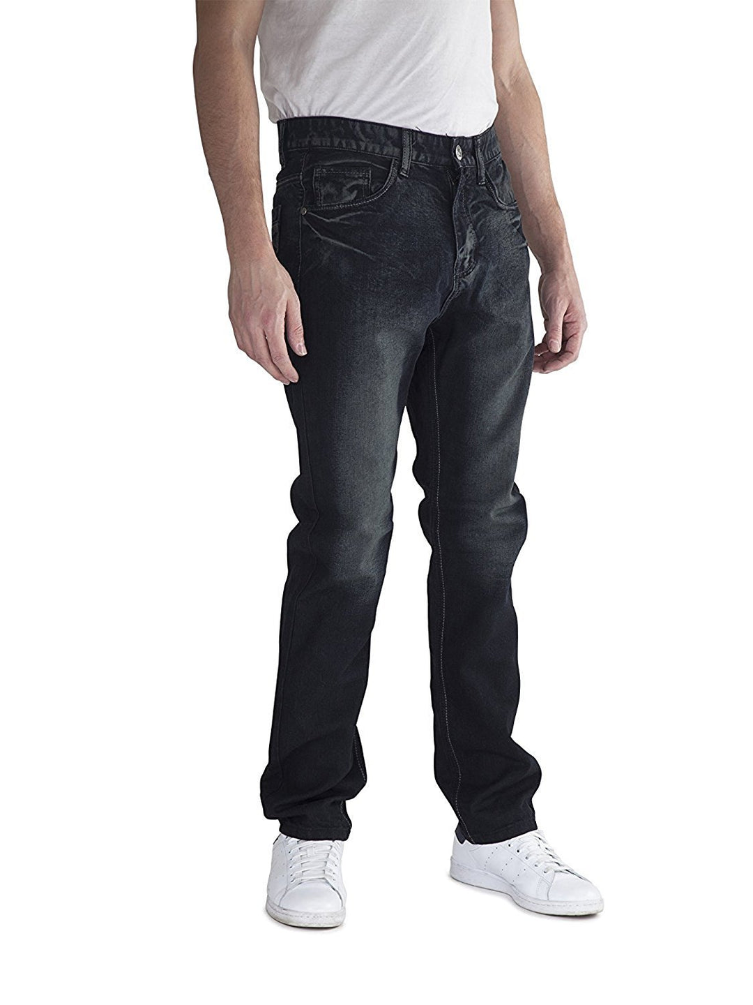 400 UOMO Men's Slim-Straight Fit Denim Jeans - Available in Many Colors