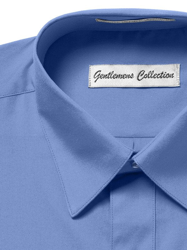 Gentlemens Collection Mens Short Sleeve Classic & Slim Fit Easy Care Dress Shirt - Colors