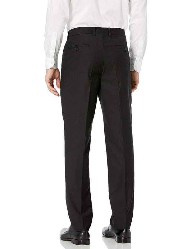 Adam Baker Men's 100% Wool Modern Fit Double Breasted 2-Piece Peak Lapel Tuxedo