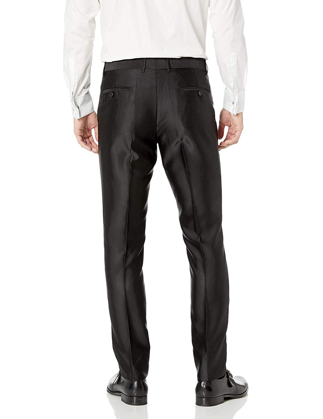 Adam Baker Mens 3-Piece Slim Fit Peak Lapel Formal Tuxedo Suit Set - Colors