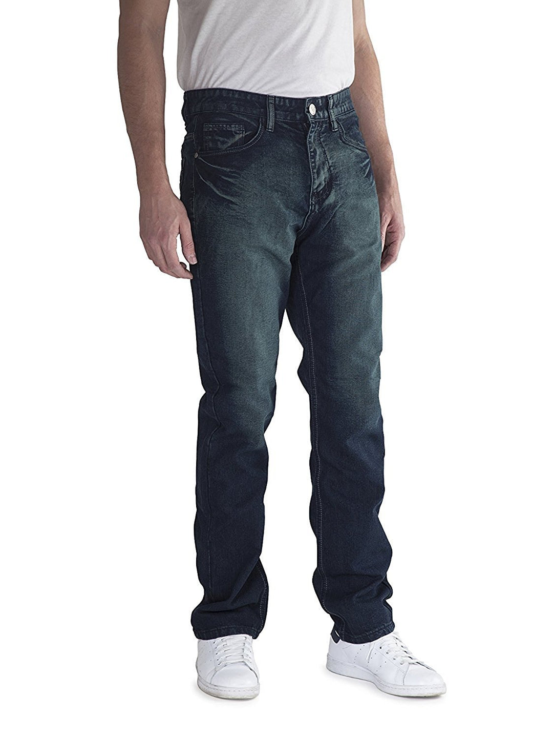 400 UOMO Men's Slim-Straight Fit Denim Jeans - Available in Many Colors