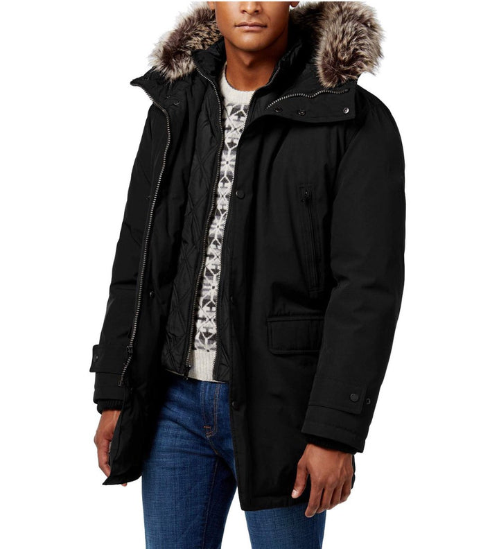LONDON FOG mens Men's Snorkel Jacket With Bib