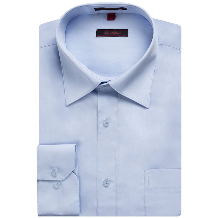 Art Hoffman Men's Regular Fit Long Sleeve Solid Dress Shirt- Many Colors
