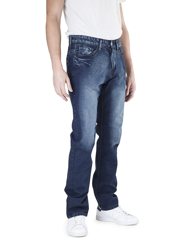 400 UOMO Men's Slim-Straight Fit Denim Jeans - Available in Many Colors