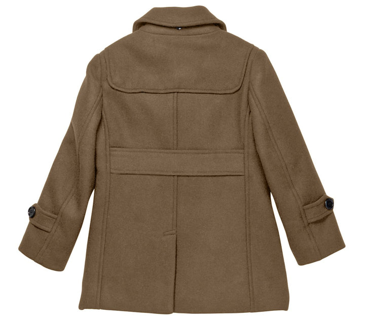 Isaac Mizrahi Boy's 2-20 Solid Wool Toggle Coat with Removable Hood - Colors