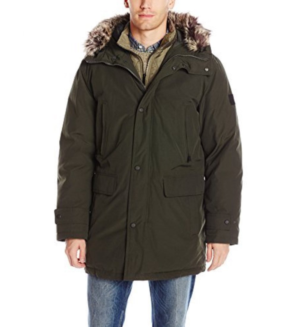 LONDON FOG mens Men's Snorkel Jacket With Bib