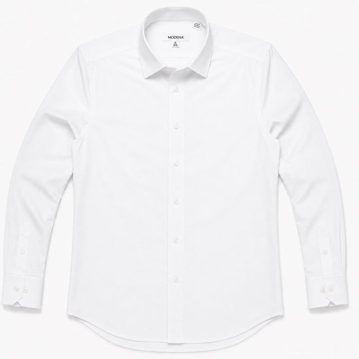 Modena Men’s Contemporary (Slim) Fit Long Sleeve Solid Dress Shirt