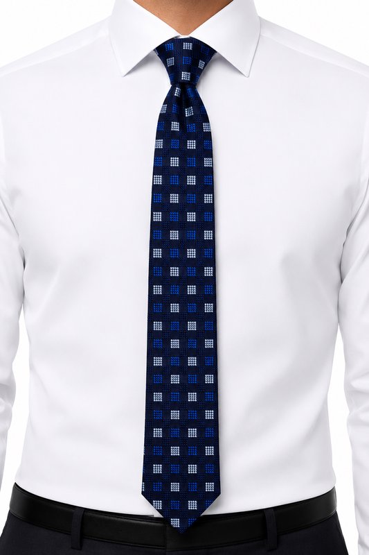 Adam Baker Men's Classic Woven Necktie – Elegant Formal Tie for Weddings, Business & Special Occasions