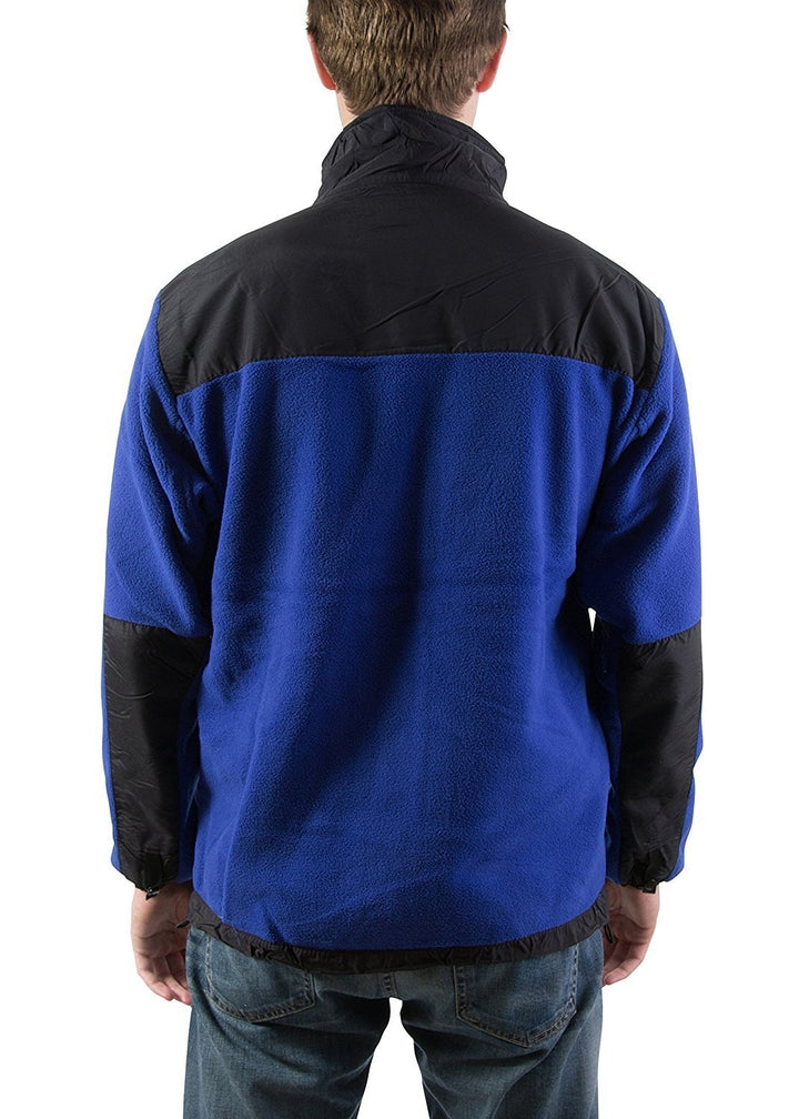 True Rock Men's Full Zip Two-Tone Performance Fleece Jacket - Colors - CLEARANCE - FINAL SALE