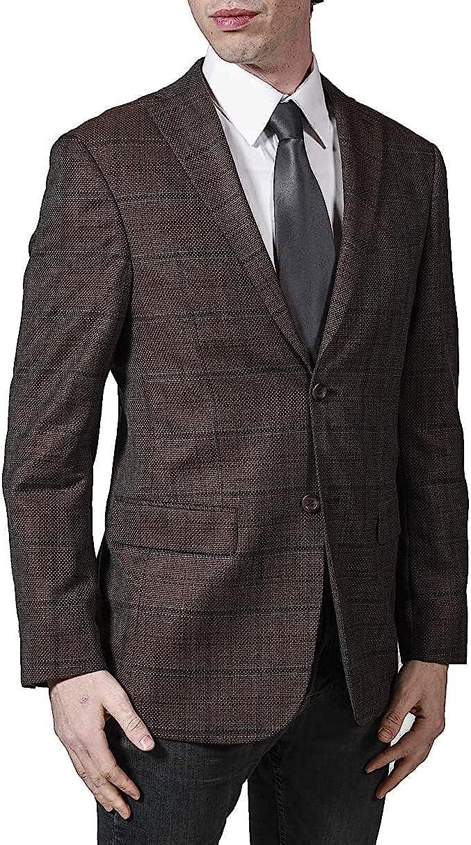 Adam Baker Men's Single Breasted Classic Fit 100% Luxury Lamb's Wool Blazer/Sport Coat - CLEARANCE - FINAL SALE