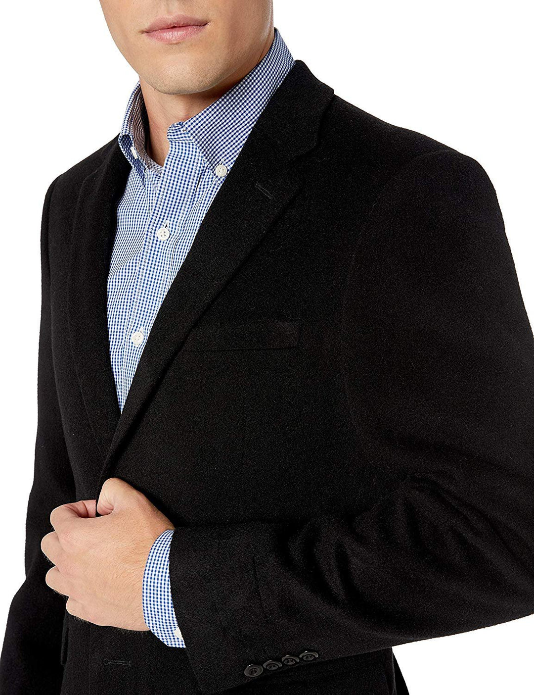 Prontomoda Men's 2 Button Luxury Wool Cashmere Sport Coat - Colors