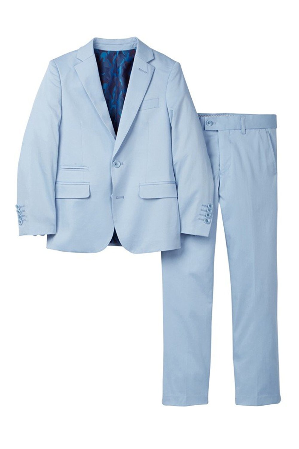 Isaac Mizrahi Boy's 2-20 Slim Fit 2-Piece Cotton Stretch Suit - CLEARANCE - FINAL SALE